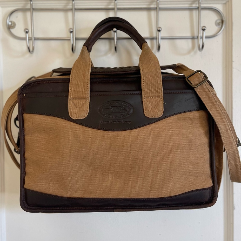 Leather Laptop Briefcase